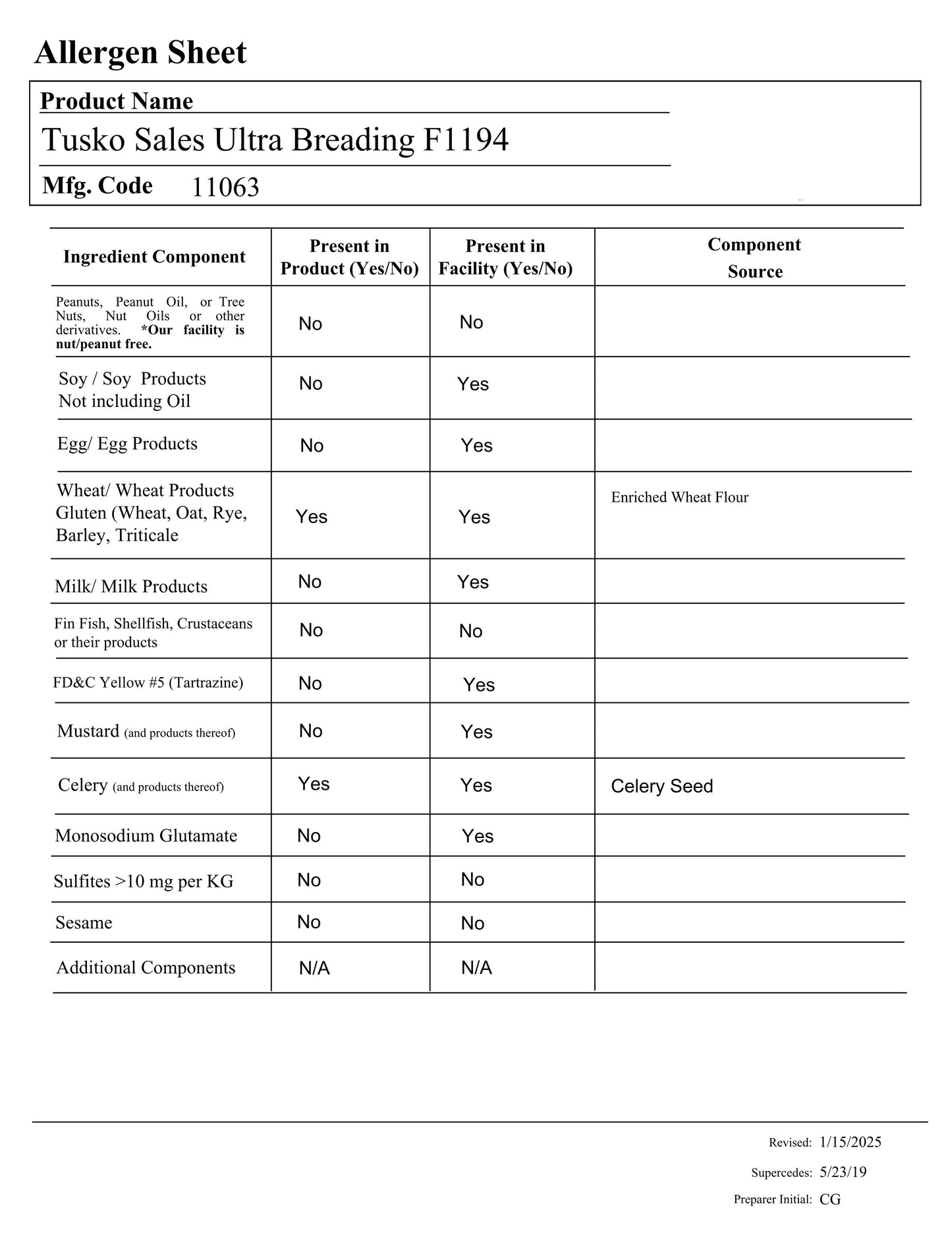 Chicken Breading, Ultra Blend, 25 lb. image 3