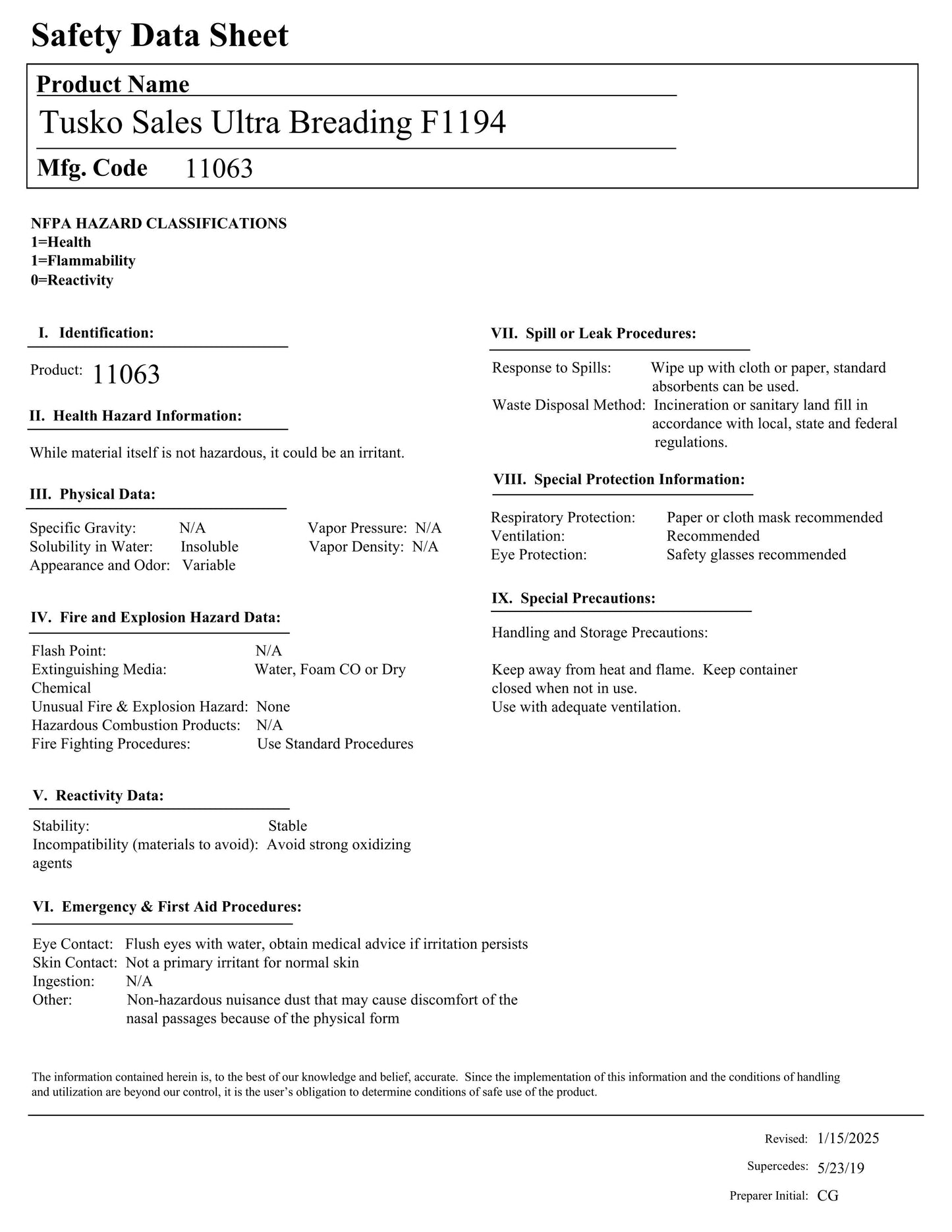 Chicken Breading, Ultra Blend, 25 lb. image 2